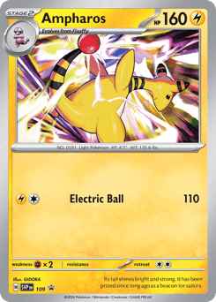 Ampharos 109 — Scarlet & Violet Black Star Promos