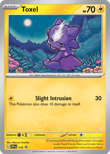 Carta Toxel 119/215 do set Scarlet & Violet Black Star Promos — Pokémon TCG | Bynx