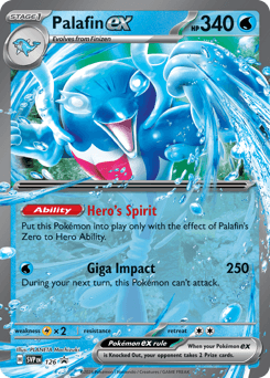 Palafin ex 126 — Scarlet & Violet Black Star Promos