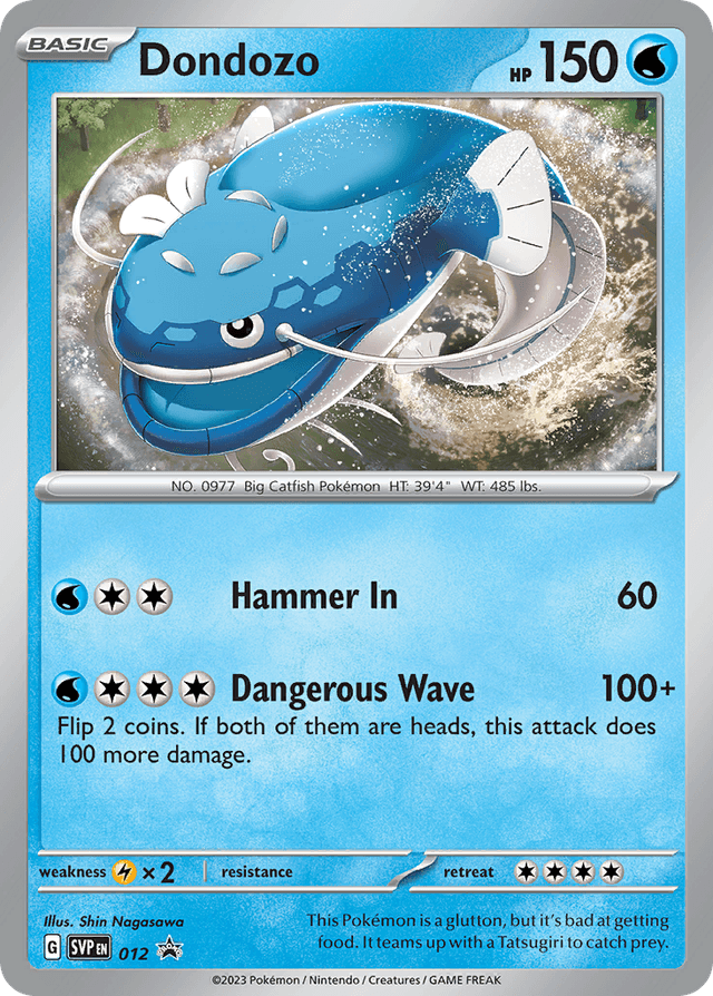Carta Dondozo 12/215 do set Scarlet & Violet Black Star Promos — Pokémon TCG | Bynx