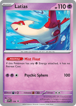 Latias 139 — Scarlet & Violet Black Star Promos