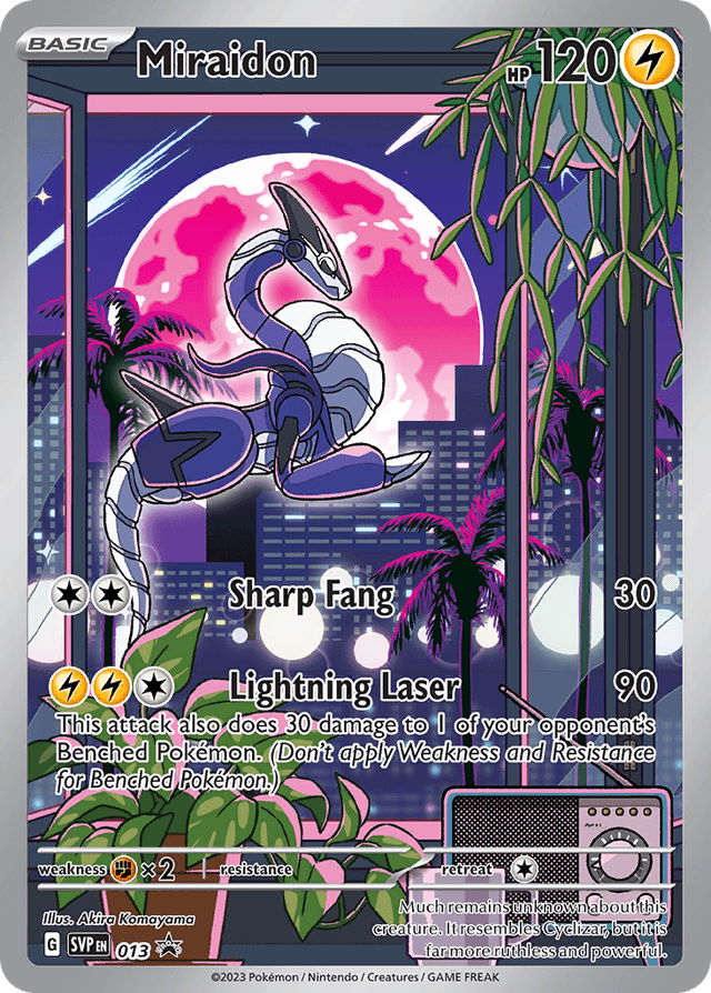 Carta Miraidon 13/215 do set Scarlet & Violet Black Star Promos — Pokémon TCG | Bynx