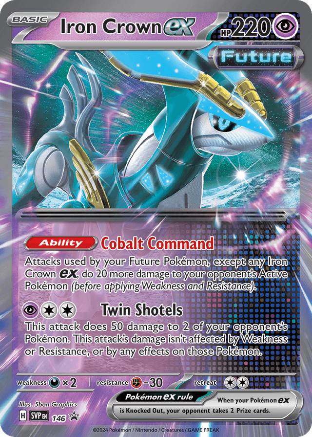 Carta Iron Crown ex 146/215 do set Scarlet & Violet Black Star Promos — Pokémon TCG | Bynx