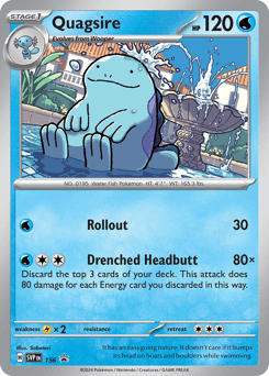 Quagsire 156 — Scarlet & Violet Black Star Promos
