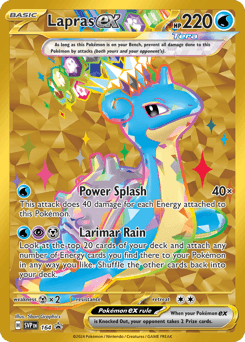 Lapras ex 164 — Scarlet & Violet Black Star Promos