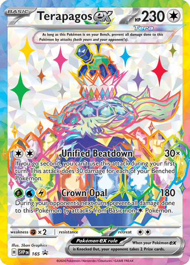 Carta Terapagos ex 165/215 do set Scarlet & Violet Black Star Promos — Pokémon TCG | Bynx