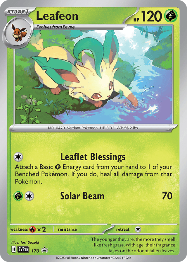 Carta Leafeon 170/215 do set Scarlet & Violet Promos — Pokémon TCG | Bynx