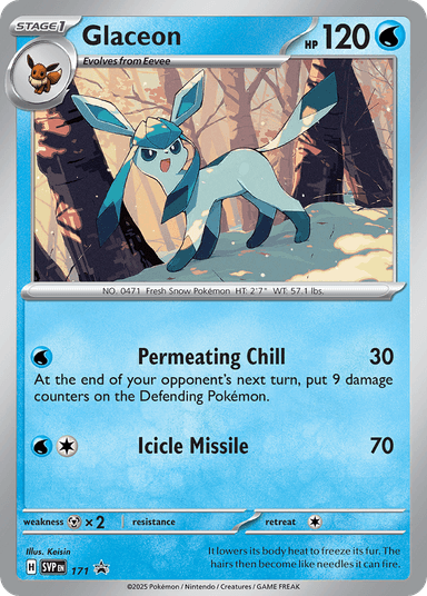 Carta Glaceon 171/215 do set Scarlet & Violet Promos — Pokémon TCG | Bynx
