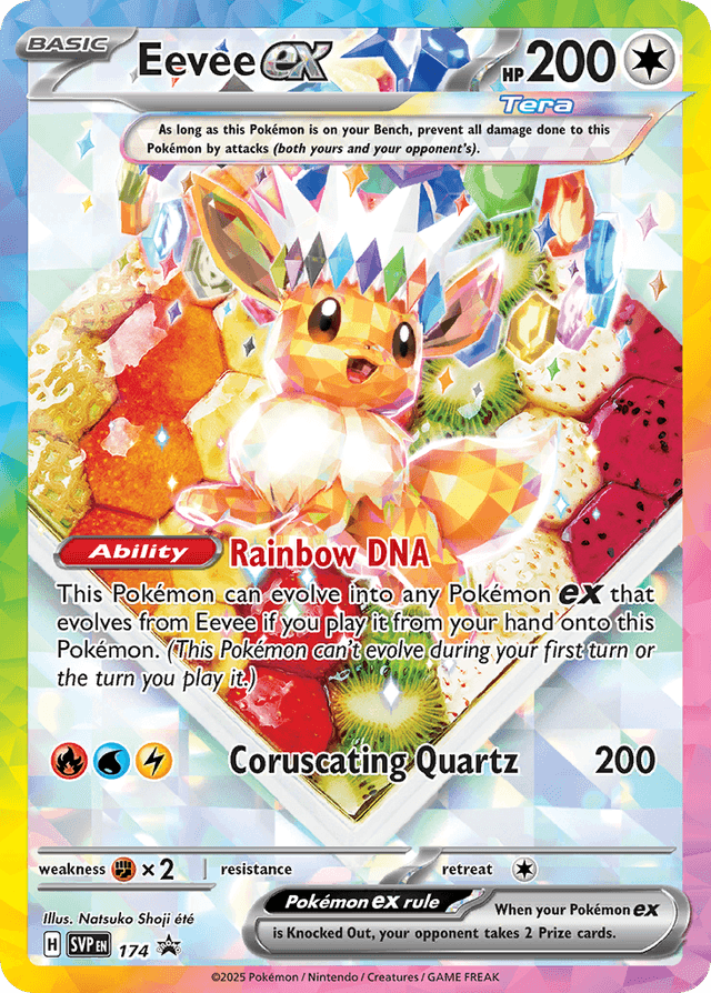 Carta Eevee ex 174/215 do set Scarlet & Violet Promos — Pokémon TCG | Bynx