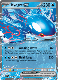 Kyogre ex 178 — Scarlet & Violet Promos