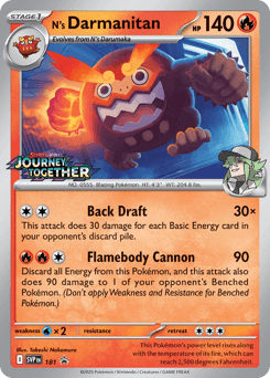 N's Darmanitan 181 — Scarlet & Violet Promos