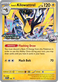 Iono's Kilowattrel 182 — Scarlet & Violet Promos