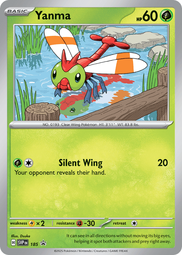 Carta Yanma 185/215 do set Scarlet & Violet Promos — Pokémon TCG | Bynx