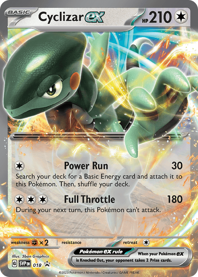 Carta Cyclizar ex 18/215 do set Scarlet & Violet Black Star Promos — Pokémon TCG | Bynx