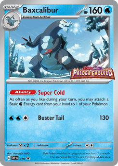 Baxcalibur 19 — Scarlet & Violet Black Star Promos