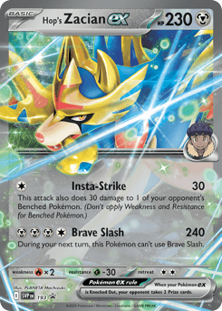 Hop's Zacian ex 193 — Scarlet & Violet Promos
