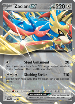 Zacian ex 198 — Scarlet & Violet Promos