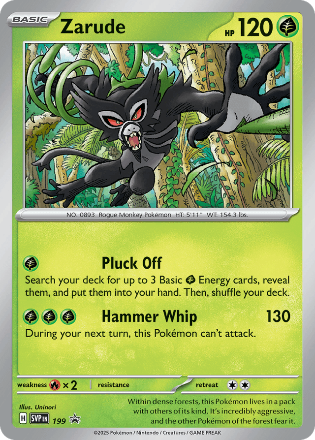 Carta Zarude 199/215 do set Scarlet & Violet Promos — Pokémon TCG | Bynx