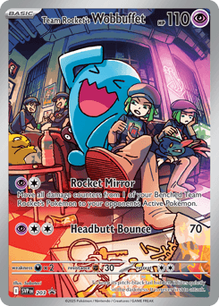 Team Rocket's Wobbuffet 203/215 — Scarlet & Violet Promos