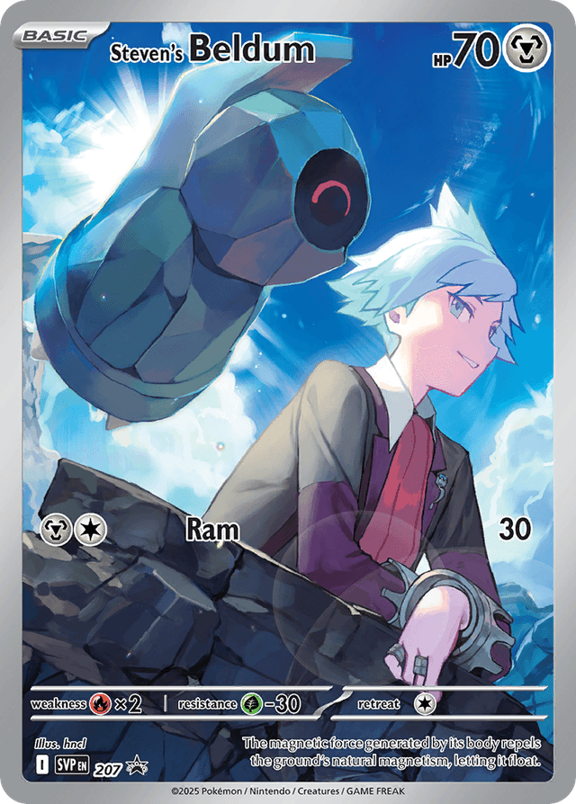 Carta Steven's Beldum 207/215 do set Scarlet & Violet Promos — Pokémon TCG | Bynx
