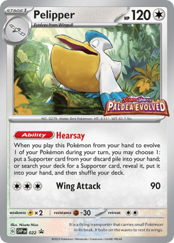 Pelipper 22 — Scarlet & Violet Black Star Promos