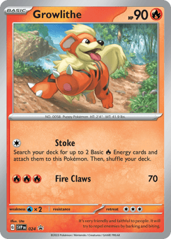 Growlithe 24 — Scarlet & Violet Black Star Promos