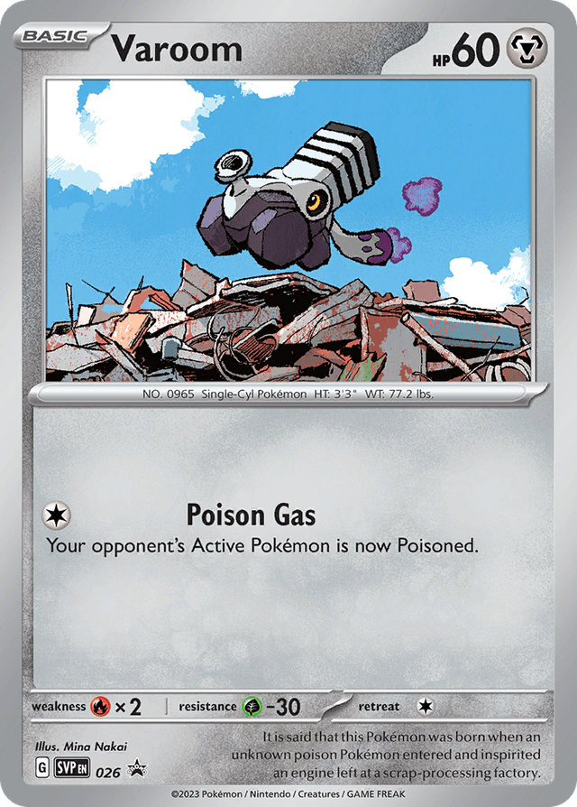 Carta Varoom 26/215 do set Scarlet & Violet Black Star Promos — Pokémon TCG | Bynx
