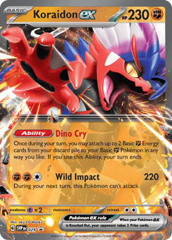 Koraidon ex 29 — Scarlet & Violet Black Star Promos
