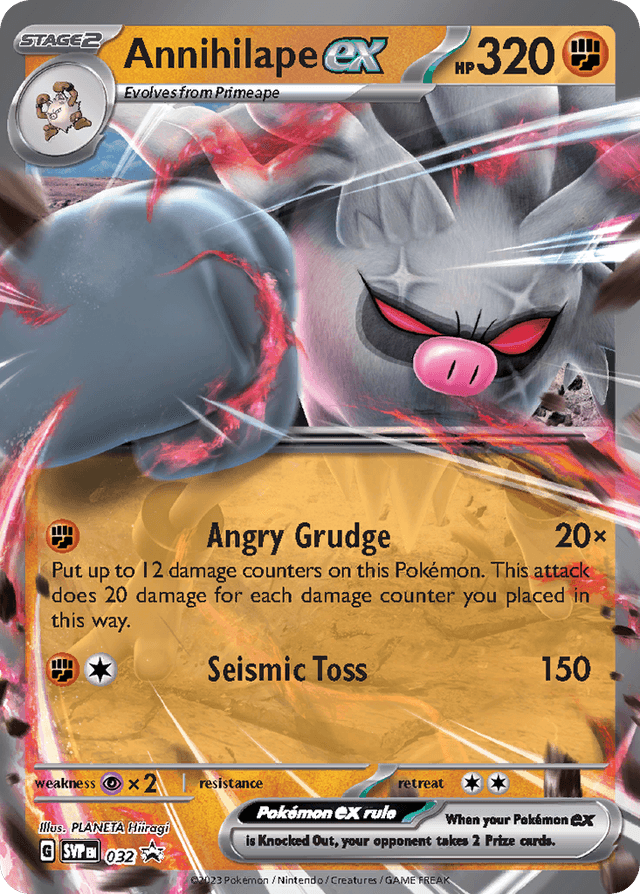 Carta Annihilape ex 32/215 do set Scarlet & Violet Black Star Promos — Pokémon TCG | Bynx