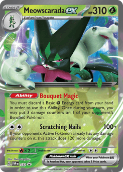 Meowscarada ex 33 — Scarlet & Violet Black Star Promos