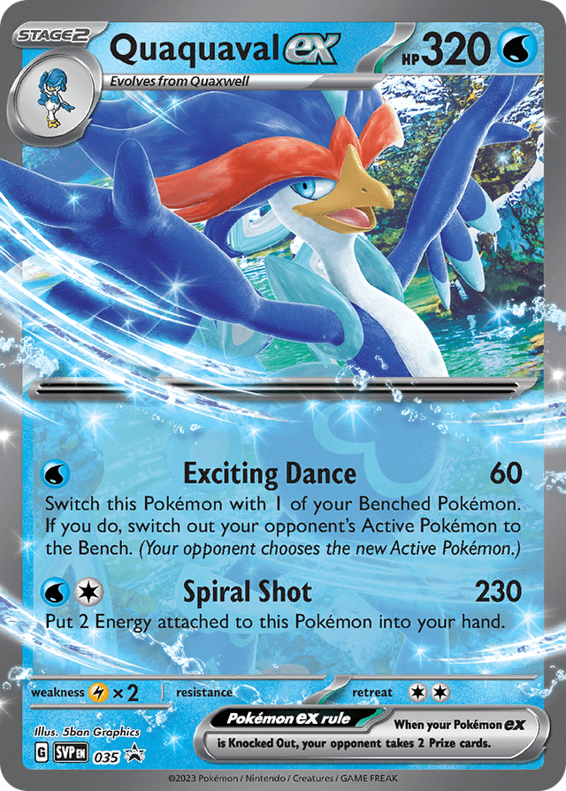 Carta Quaquaval ex 35/215 do set Scarlet & Violet Black Star Promos — Pokémon TCG | Bynx