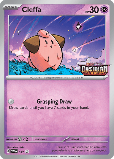 Carta Cleffa 37/215 do set Scarlet & Violet Black Star Promos — Pokémon TCG | Bynx