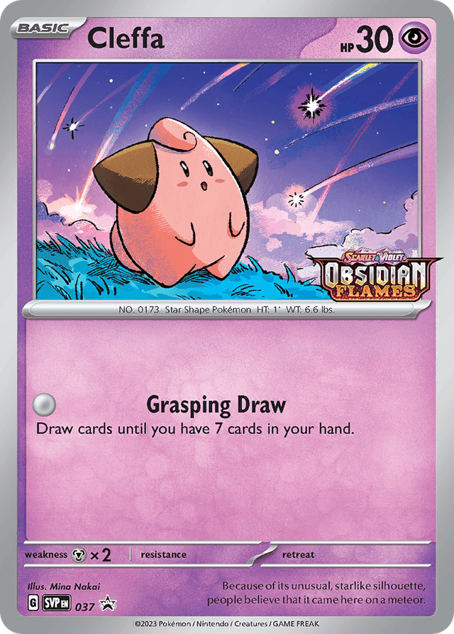 Carta Cleffa 37/215 do set Scarlet & Violet Black Star Promos — Pokémon TCG | Bynx