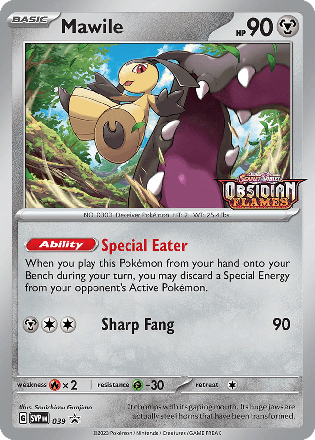 Carta Mawile 39/215 do set Scarlet & Violet Black Star Promos — Pokémon TCG | Bynx