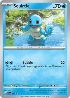 Squirtle 48 — Scarlet & Violet Black Star Promos