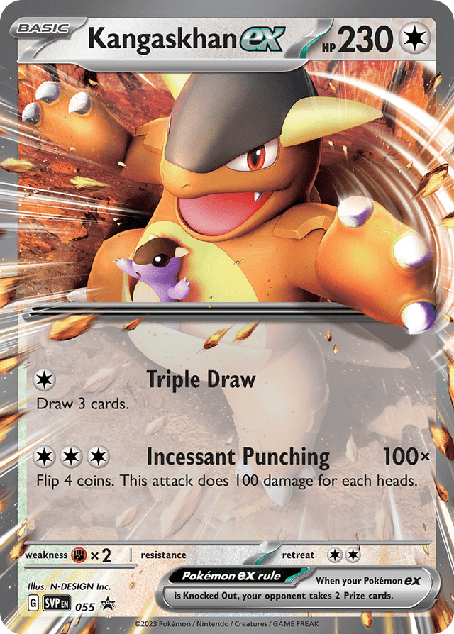 Carta Kangaskhan ex 55/215 do set Scarlet & Violet Black Star Promos — Pokémon TCG | Bynx