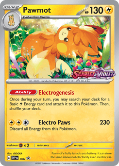 Pawmot 6 — Scarlet & Violet Black Star Promos