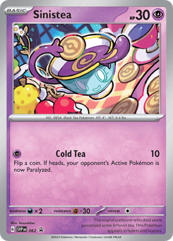 Sinistea 62 — Scarlet & Violet Black Star Promos