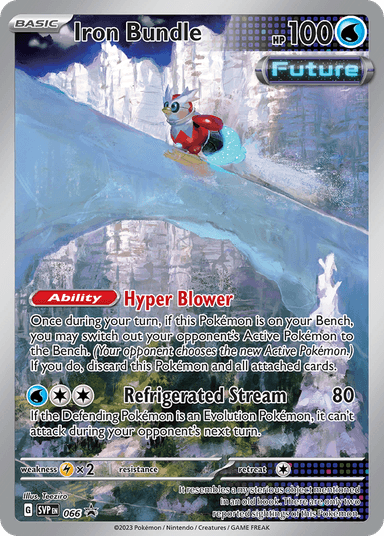 Carta Iron Bundle 66/215 do set Scarlet & Violet Black Star Promos — Pokémon TCG | Bynx