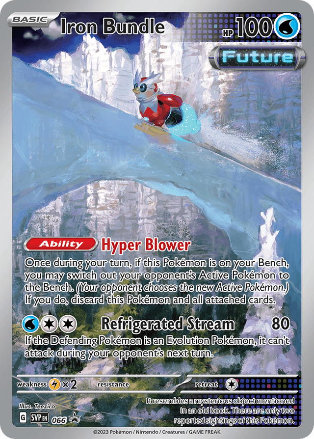 Carta Iron Bundle 66/215 do set Scarlet & Violet Black Star Promos — Pokémon TCG | Bynx