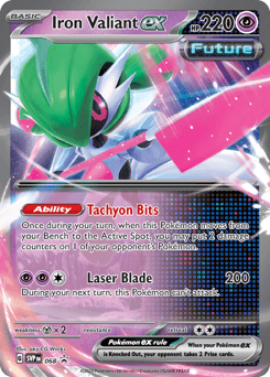 Iron Valiant ex 68 — Scarlet & Violet Black Star Promos