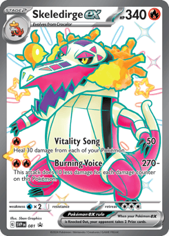Skeledirge ex 81 — Scarlet & Violet Black Star Promos