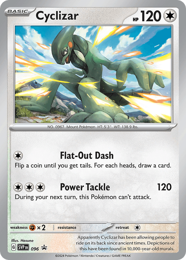 Carta Cyclizar 96/215 do set Scarlet & Violet Black Star Promos — Pokémon TCG | Bynx