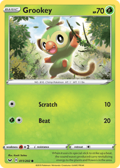 Grookey 11 — Sword & Shield