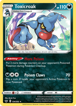 Toxicroak 124 — Sword & Shield