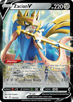 Zacian V 138 — Sword & Shield
