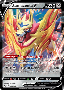 Zamazenta V 139 — Sword & Shield