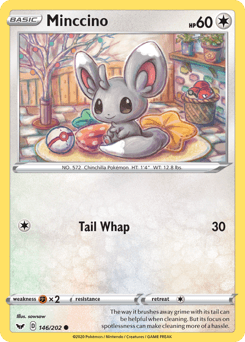 Minccino 146 — Sword & Shield
