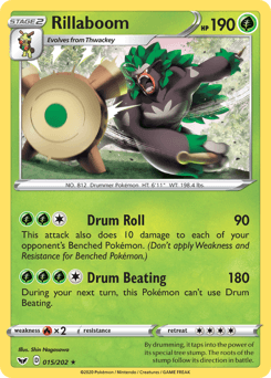 Rillaboom 15 — Sword & Shield