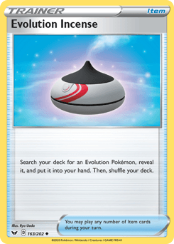 Evolution Incense 163/202 — Espada e Escudo